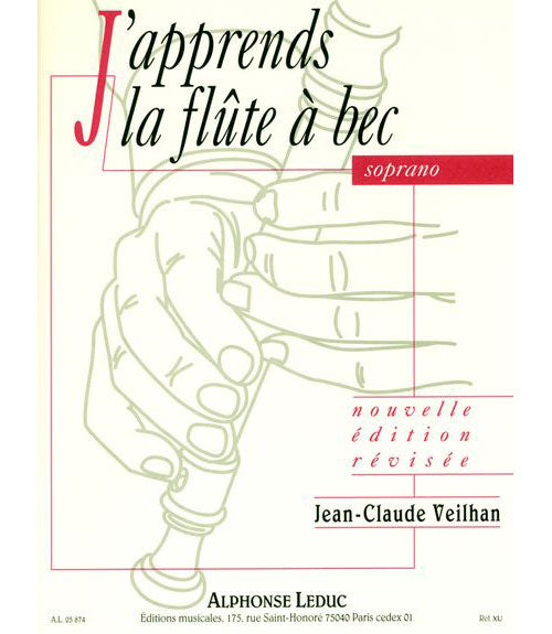 Leduc J'apprends La Flûte A Bec Soprano - Veilhan
