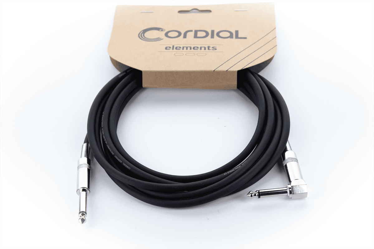 GUITAR CABLE 1.5 M JACK STRAIGHT/COILED