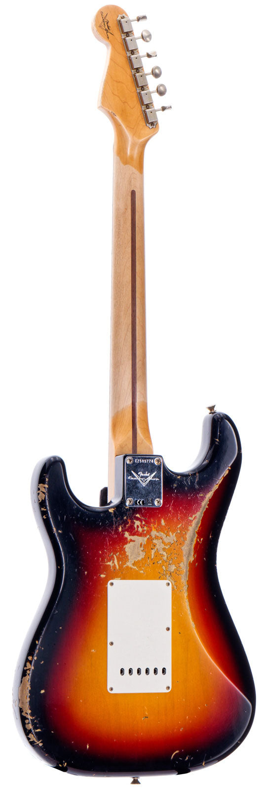 60 Stratocaster Heavy Relic Rw 3-kleurige Sunburst