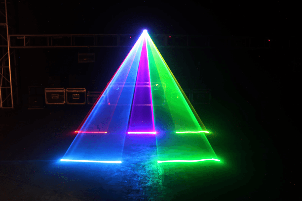 SPECTRUM 400 RGB - POLYCHROOM LASER GROEN ROOD BLAUW