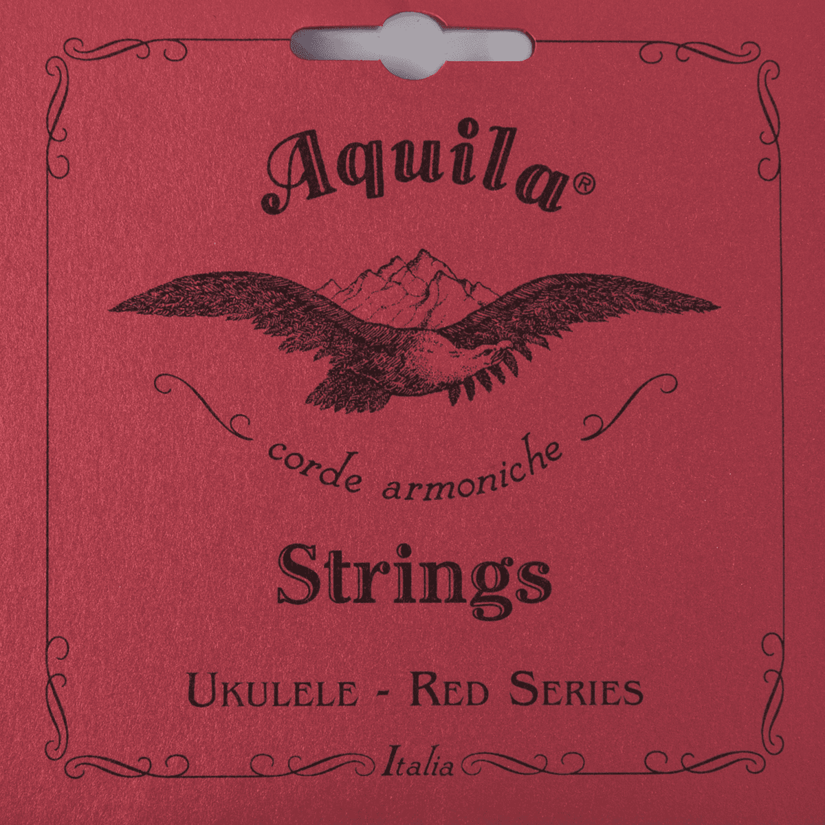 Aquila Reds Set Tenorukelele GCEA G Laag Rood Omwonden