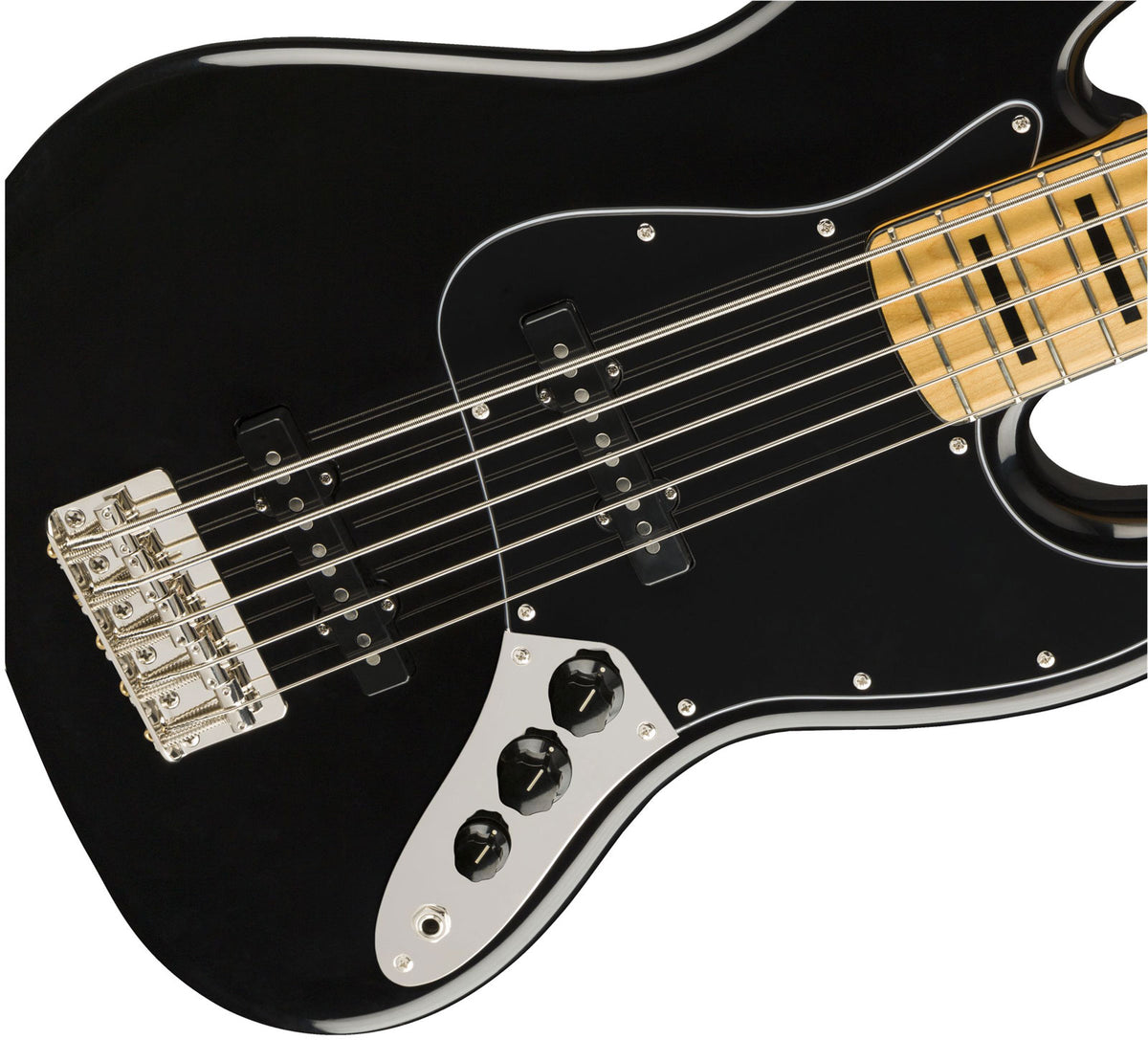 Jazz Bass V 70S Classic Vibe Mn Zwart