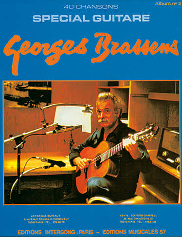 Carisch Brassens G. - 40 Chansons Vol. 2 - Guitare
