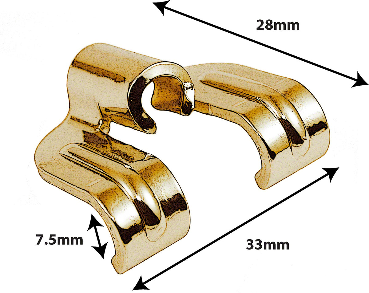 Gouden Houten Ketelhaak 7.5mm / Bassdrum (X1)