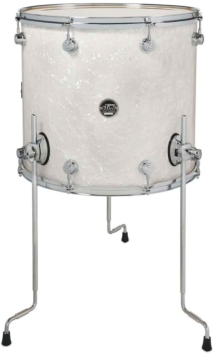 DW Drum Workshop FLOOR TOM 18X16" PERFORMANCE FINISH PLY / SATIN OIL WHITE MARINE PEARL