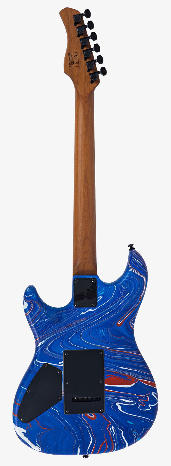 S7 SW RN Blauw wervelpatroon