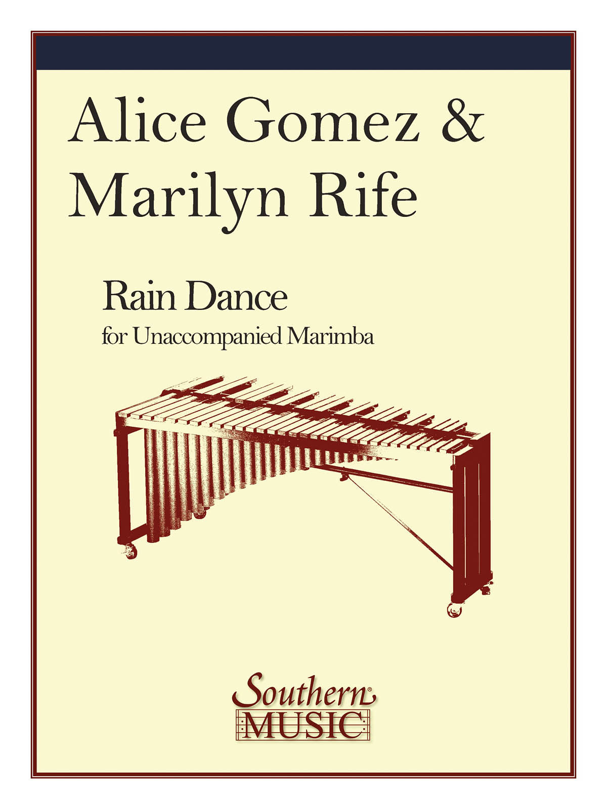 Hal Leonard GOMEZ ALICE & RIFE MARILYN - RAIN DANCE - MARIMBA