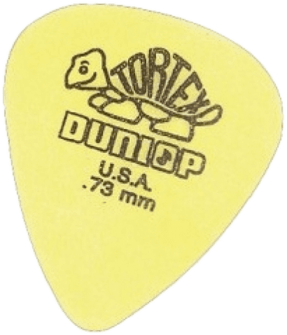 Dunlop TORTEX 0.73MM YELLOW