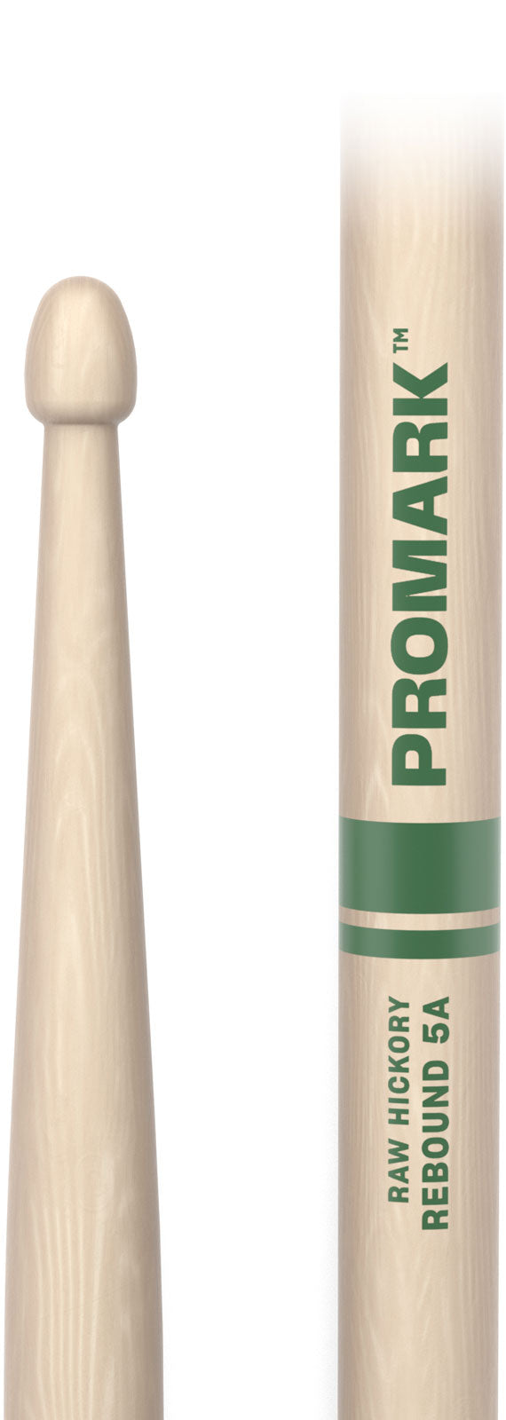 RBHR565AW - hickory met eikelhouten tip Rebound 5A Ruw