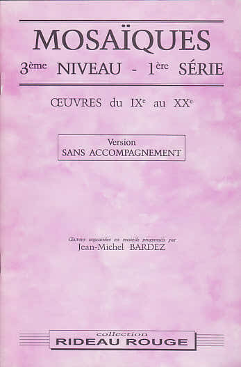 Rideau Rouge Bardez JEAN-michel - Mosaiques 3eme Niveau 1ere Serie