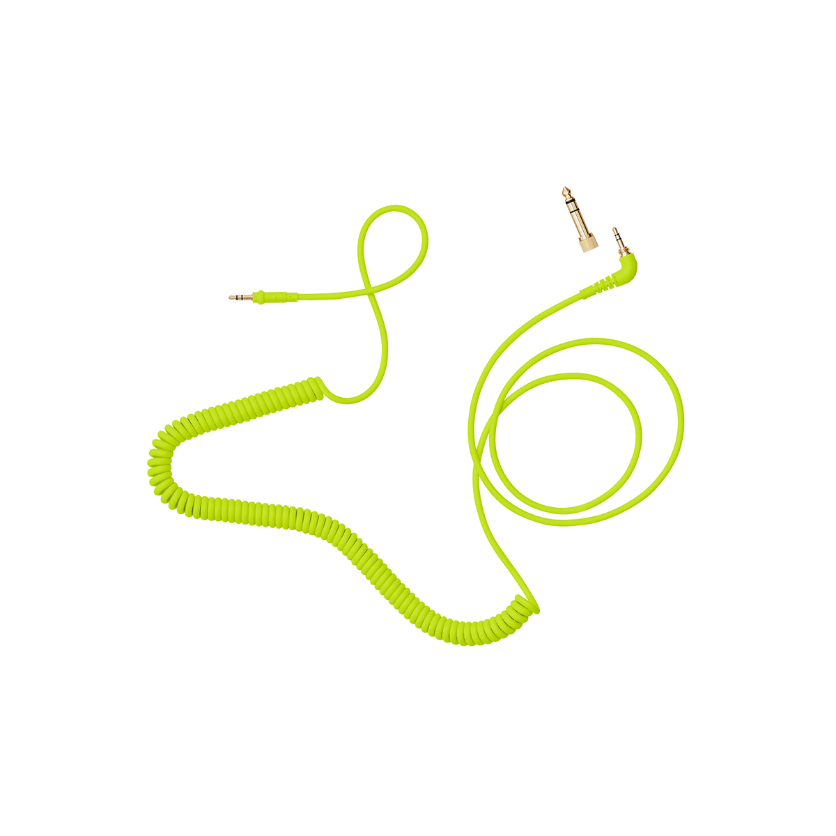 Aiaiai  C18 - Spiraalkabel met adapter, lengte 1.5M
