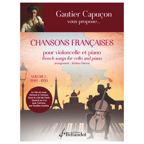 Chansons Françaises Vol.1 194-195 Violoncelle Et Piano