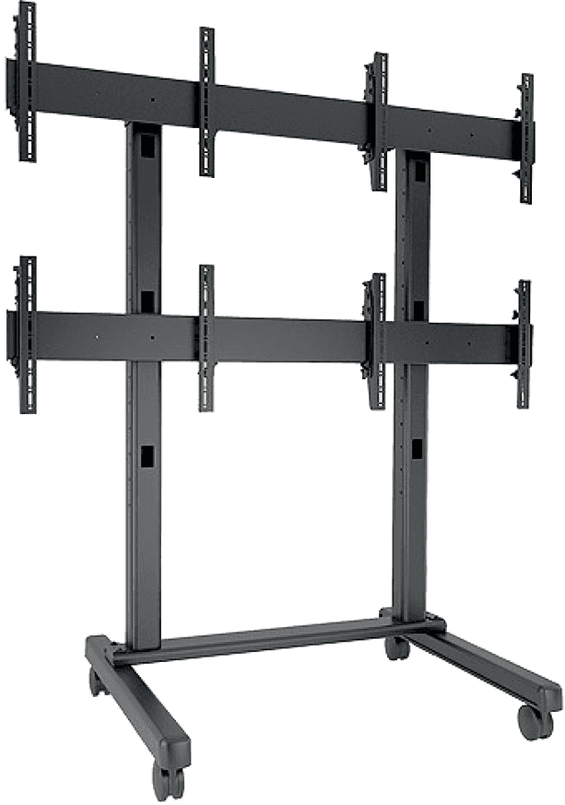 Vloer- en wandsteun 2X2