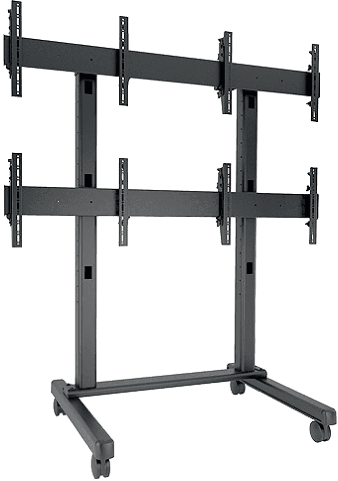 Vloer- en wandsteun 2X2