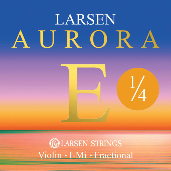 AURORA VIOLIN STRINGS E 1/4 BALL END MEDIUM