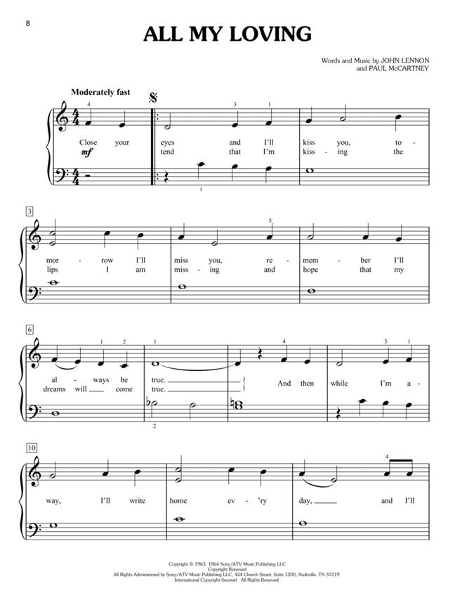 The Beatles For Kids - Piano