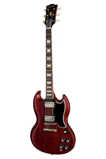 Les Paul SG Standard 1961 Heruitgave Stop-Bar VOS Kersenrood CSHR