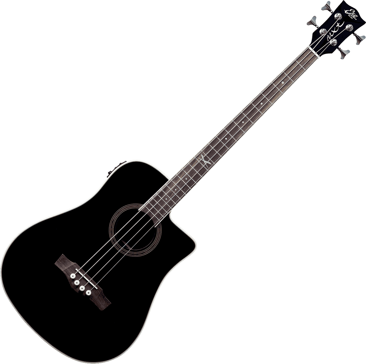 NXT B100ce Dreadnought Doorschijnend zwart