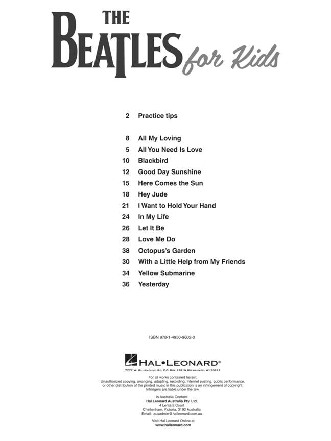 The Beatles For Kids - Piano