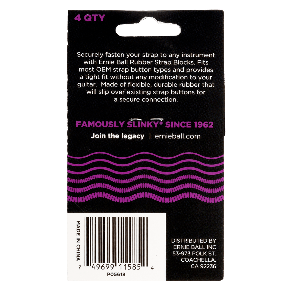AEB 5618 STRAP BLOCKS PURPLE 4-PACK