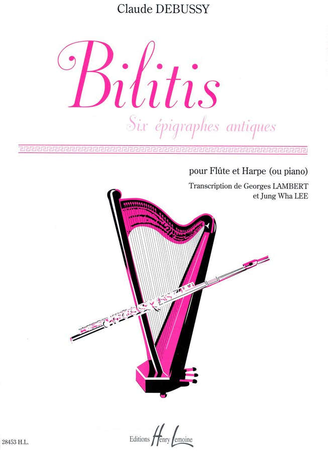 Debussy C. - Bilitis - 6 Epigraphes Iques - Flute He Ou Piano