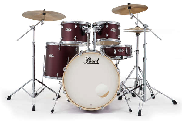 Pearl Export standaard 22" Satijn-scharlakenrood