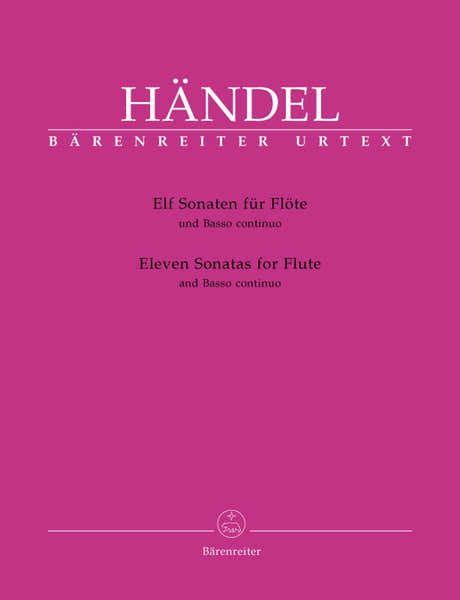 Barenreiter Haendel G.F. - Elf Sonaten - Flute et Basse Continue