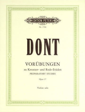 Dont Jacob - 24 Preparatory Exercises Op.37 - Violin