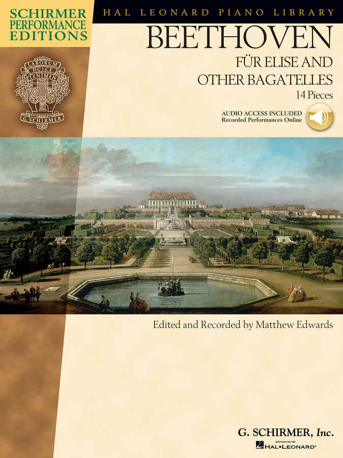 BEETHOVEN L. VAN - LETTRE A ELISE ET AUTRES BAGATELLES + AUDIO EN LIGNE - PIANO