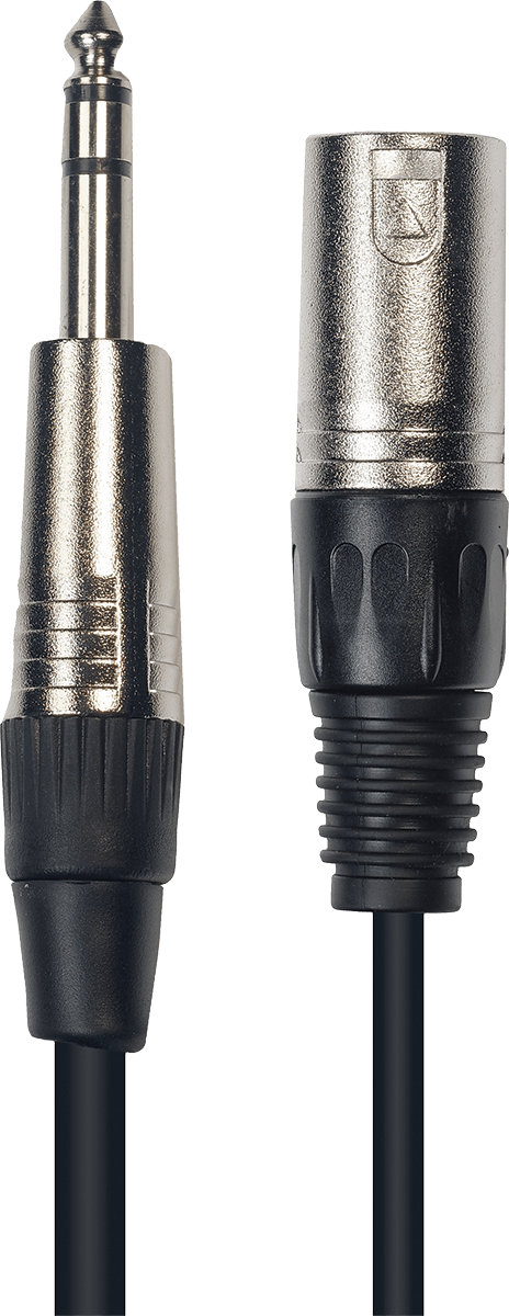 Stereo Jack-kabel XLR 3 M