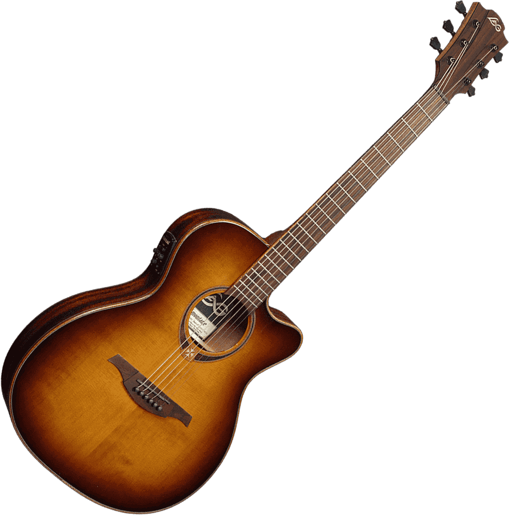 Tramontane T118ASCE Auditorium Slim Cutaway Elektro Bruine Schaduw