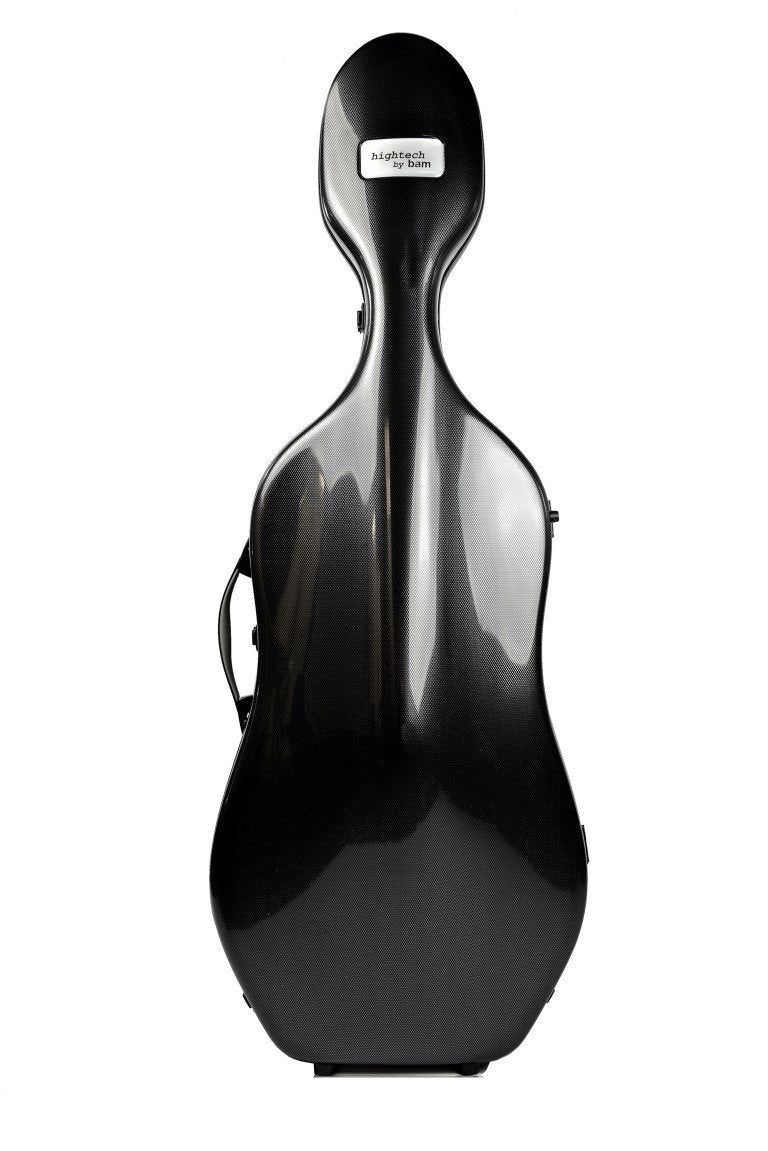 BAM Cellokoffer 4/4 Compact Hightech - Zwart Carbon