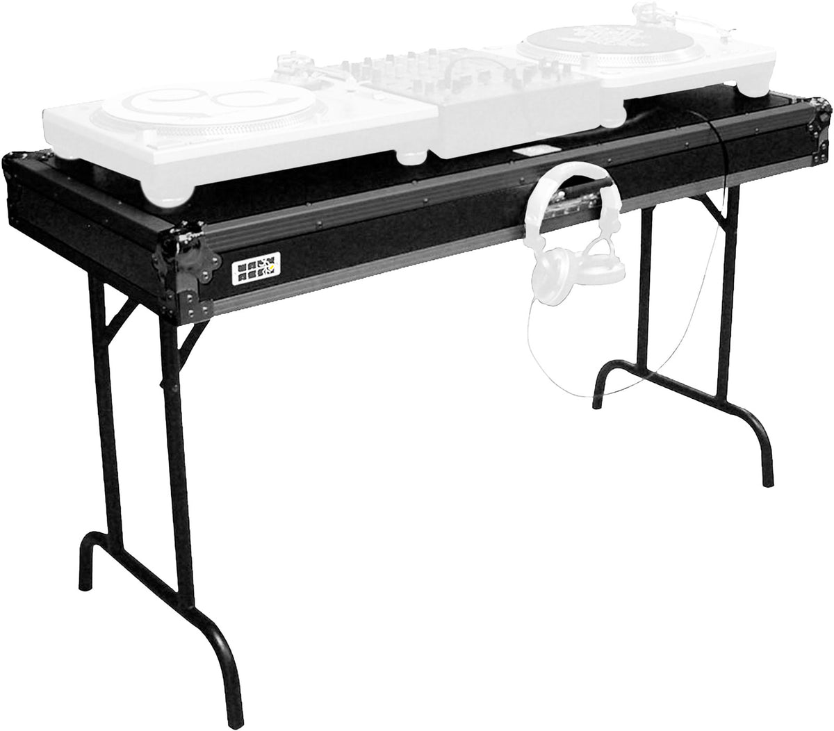 Walkasse DJ tafel 50'' Universal DJ Zwart