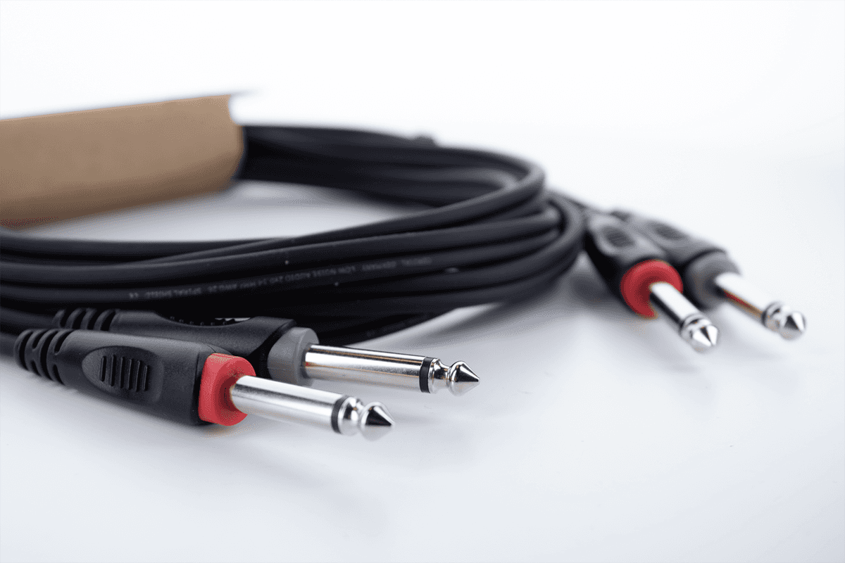 Dubbele Mono-Jack-Audiokabel 6 M