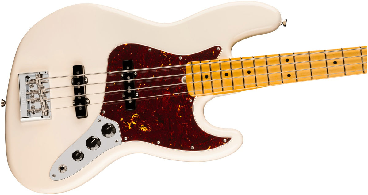 Jazz Bass American Professional, MN Olympisch wit