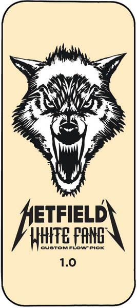 Dunlop 6 x 1,00mm Hetfield's White Fang Blik