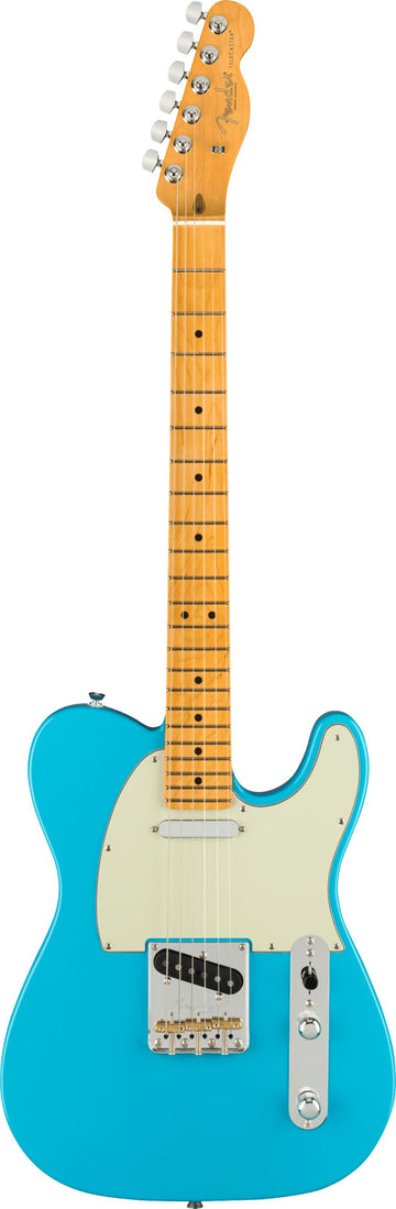Telecaster American Professional II MN Miami-blauw