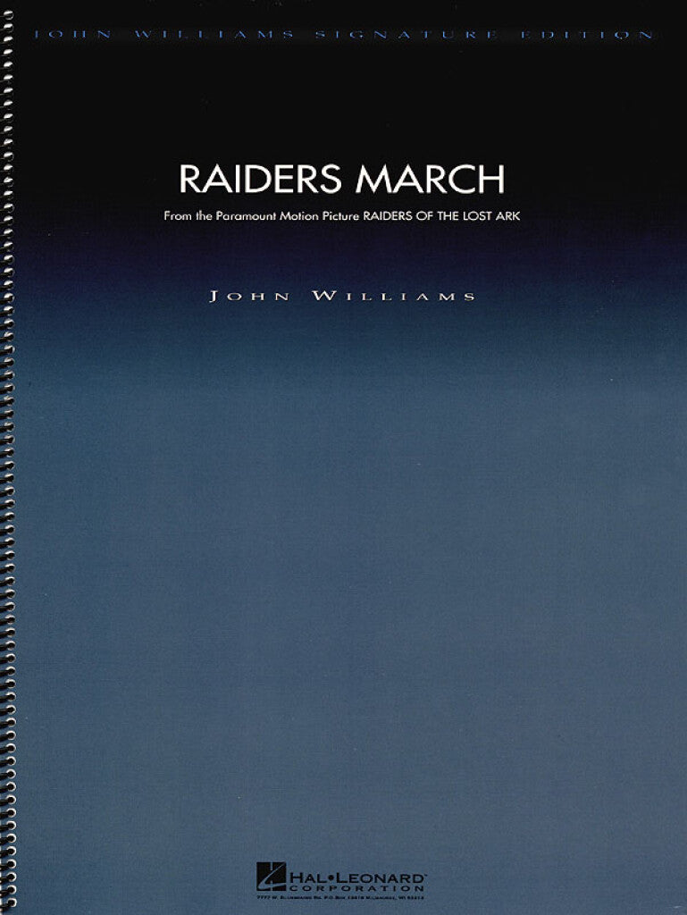 Hal Leonard John Williams - Raiders March (from Raiders Of The Lost Ark) - Score