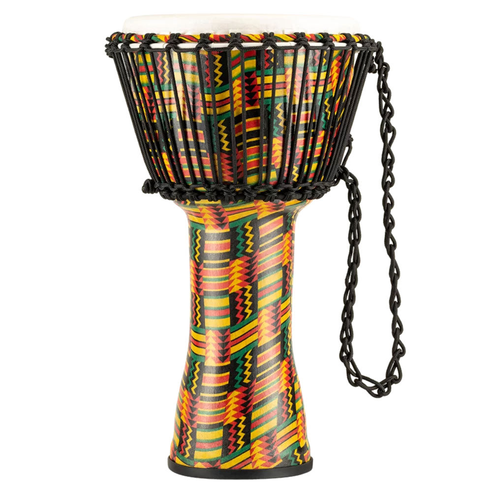 PERCUSSION 10" ROPE TUNED TRAVEL SERIES DJEMBE SYNTHETIC HEAD (PATENTED) SIMBRA