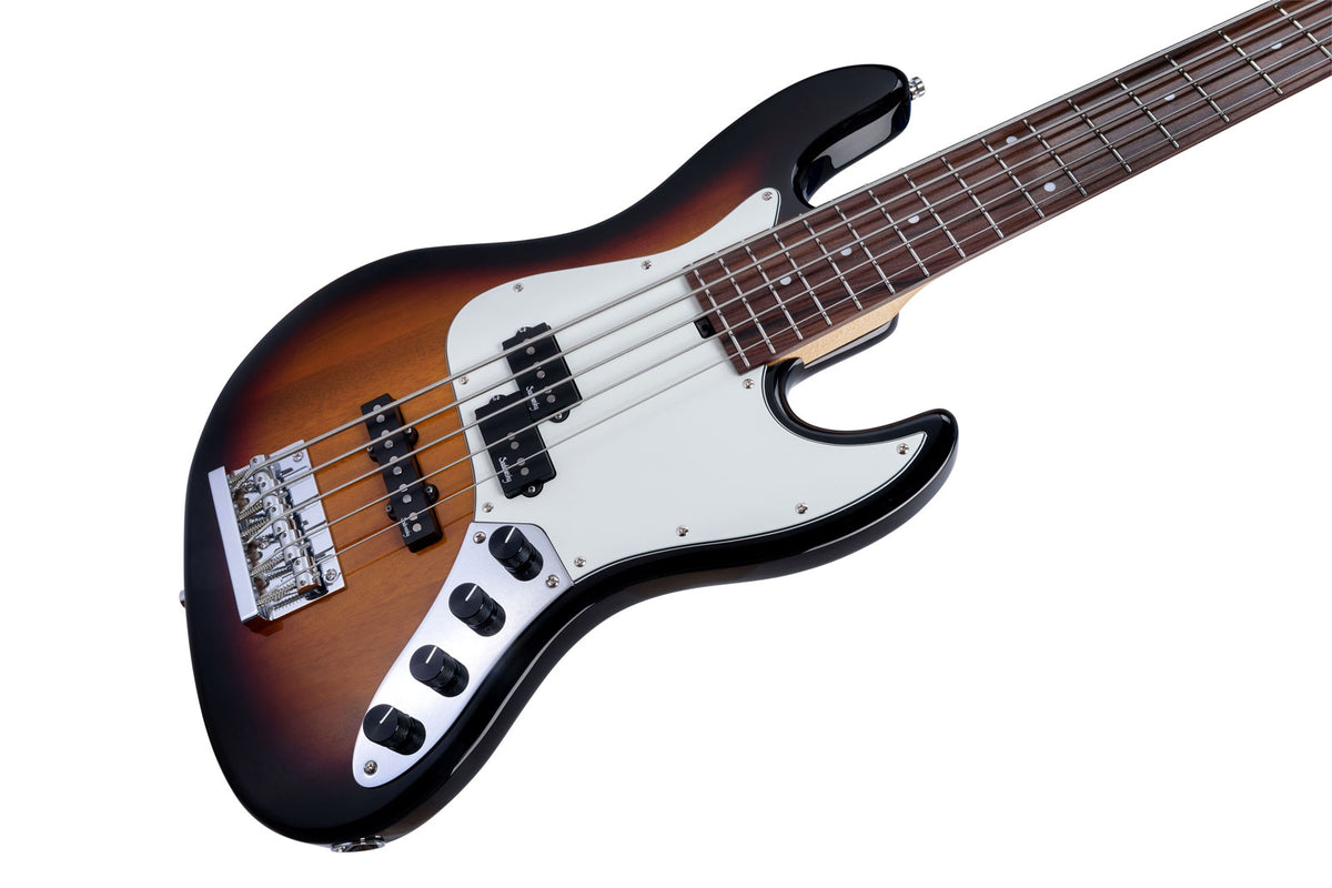 Metroexpress 21 Hybrid Pj 5 String - Tobacco Burst,Rosewood