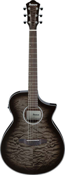 Ibanez AEWC16QATKH Transparante zwarte sunburst