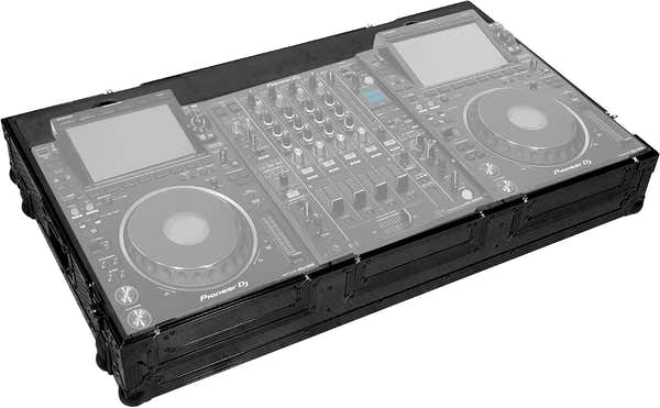Walkasse Flight DJ-console CDJ-3000 / DJM-900 Zwart