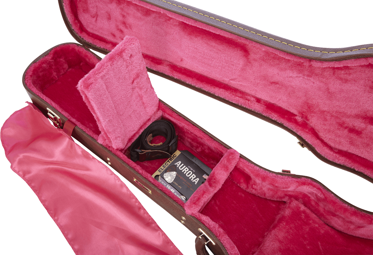 Koffer Les Paul Bruin van Hout Deluxe - GW