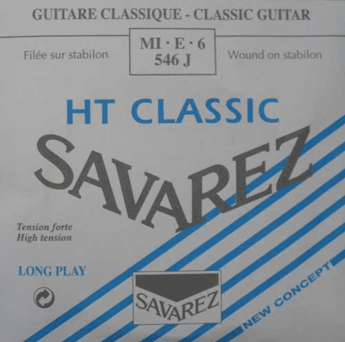 Savarez 546J E-6 HT Classic Blauw Sterke Spanning (Eenheid)