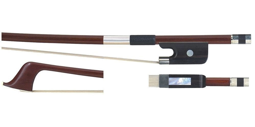 Gewa Contrabasstrijkstok 3/4 - Octogonaal Braziliaans Hout (Frans)