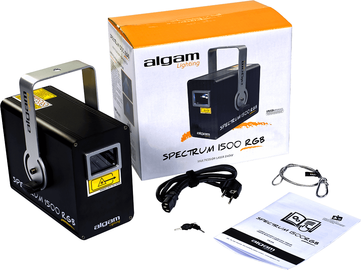 SPECTRUM 1500 RGB - POLYCHROOM LASER GROEN ROOD BLAUW