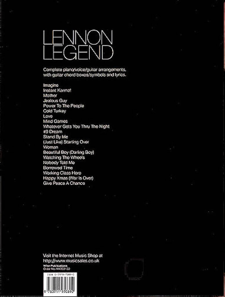 JOHN LENNON - LEGEND - PVG