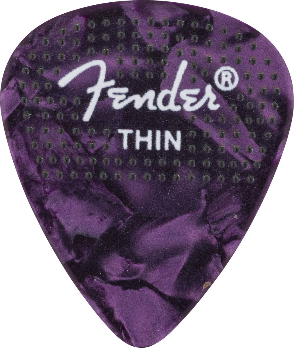 351 Gestippelde celluloid plectrums 12-pack dun