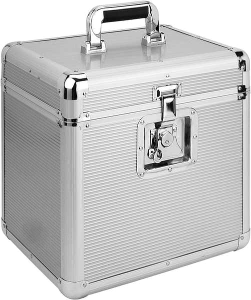 Walkasse Vinylkoffer 80 Zilver
