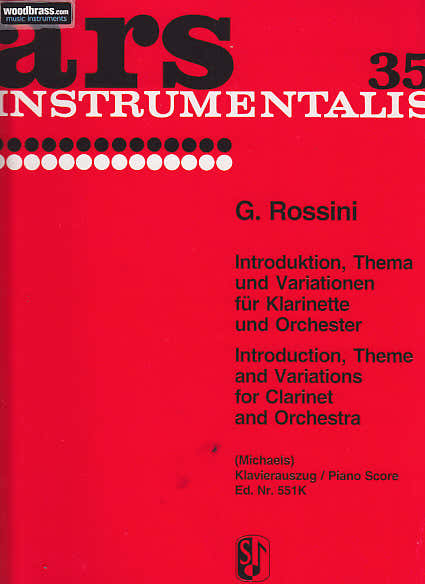 Ini Gioacchino - Inleiding, thema en variaties - Klarinet & Piano